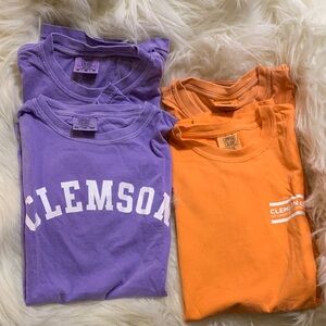 Clemson University T-shirts lot. 4 T-Shirts.